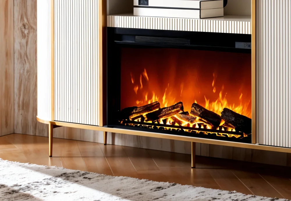 electric white fireplace